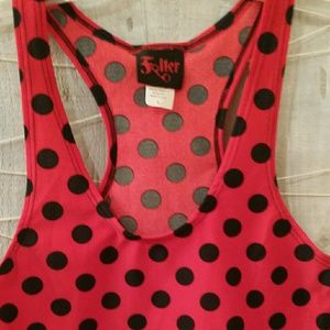 Folter Racer Back Crop Top Sz. L